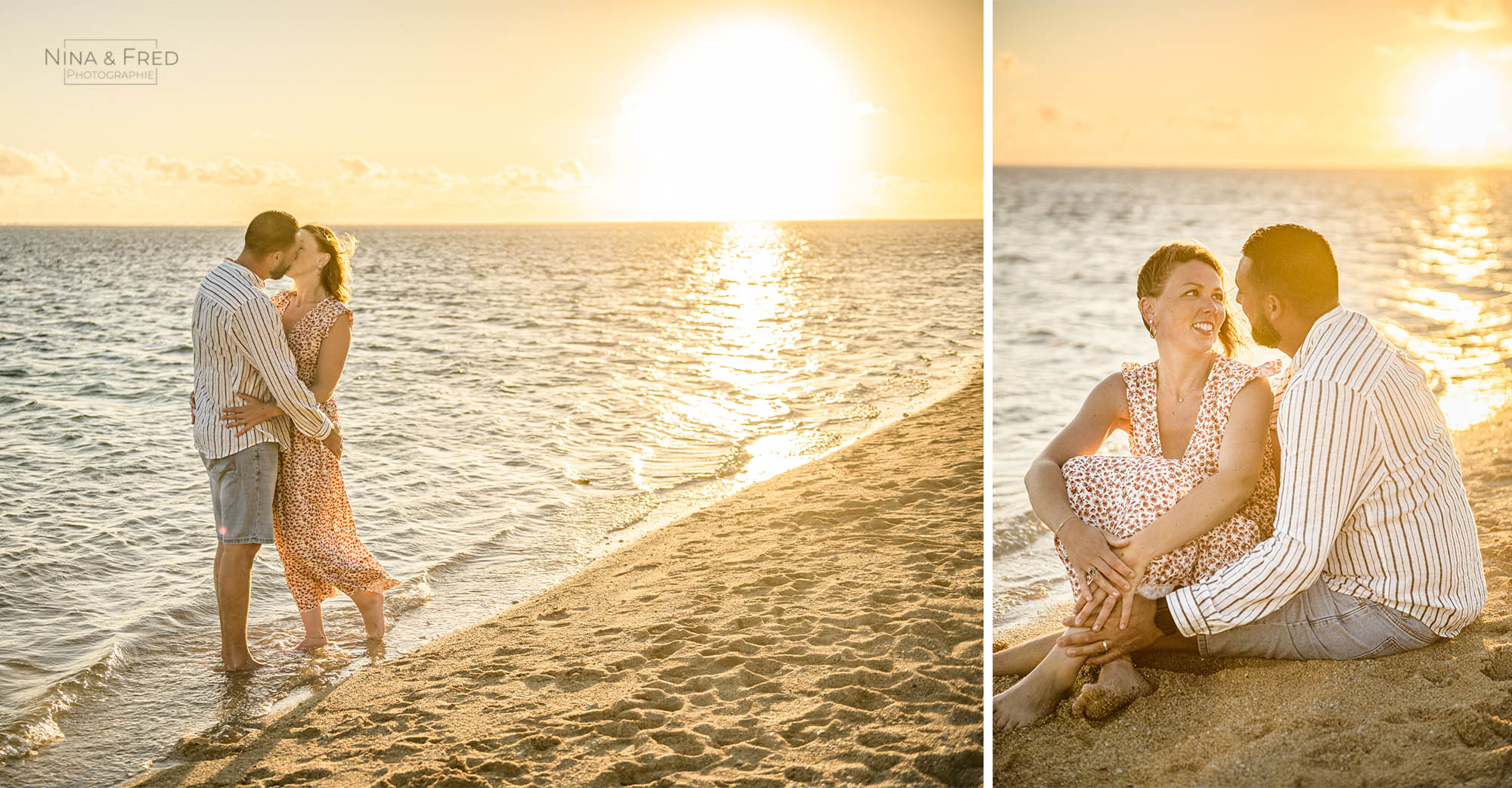 seance photo coucher de soleil voyage de noces à la Réunion F&M_24